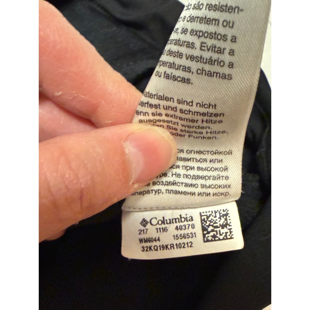 Columbia Ascender Softshell Jacket Mens Black Full Zip Water Resistant Sz M - Picture 5 of 8